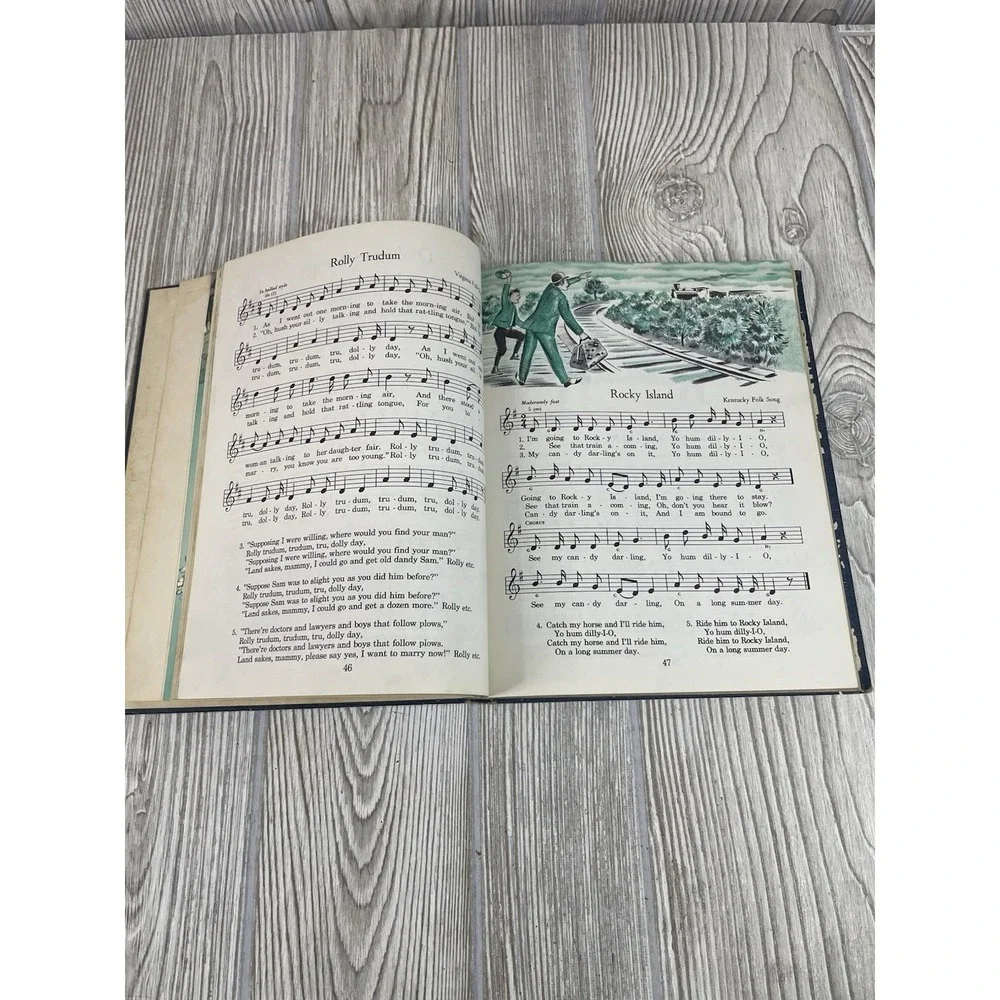 Singing in Harmony by Lilla Pitts 1957 Hardcover Illustrated Music Songs